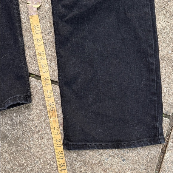 Old Navy Women's Black Denim Midrise Wow Boot-Cut Jeans. Size 14 - Picture 6 of 7